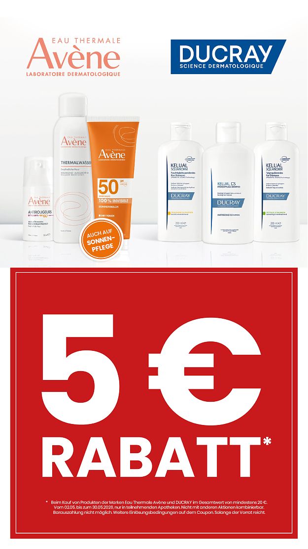 Avene und Ducray Aktion
