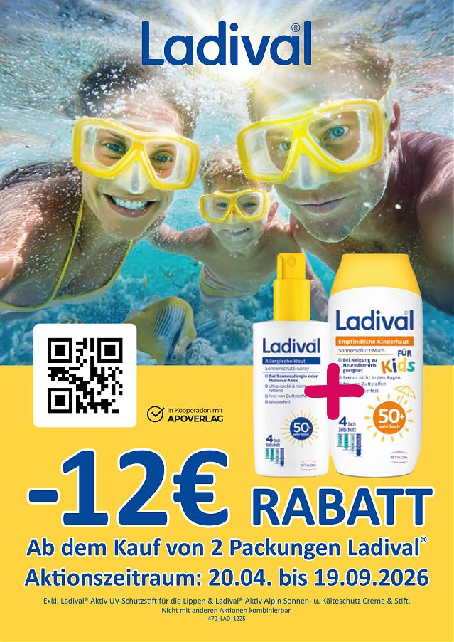 Ladival Sonnenschutz Aktions- Plakat